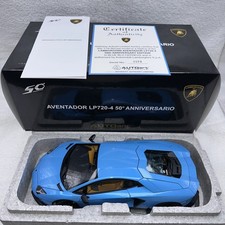 1/18 AUTOart Lamborghini Aventador LP720-4 50th Anniversary Blue Cepheus 74682
