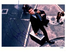 James Bond Pierce Brosnan Signed Autographed 11x14 Photo 007 Suitcase ACOA