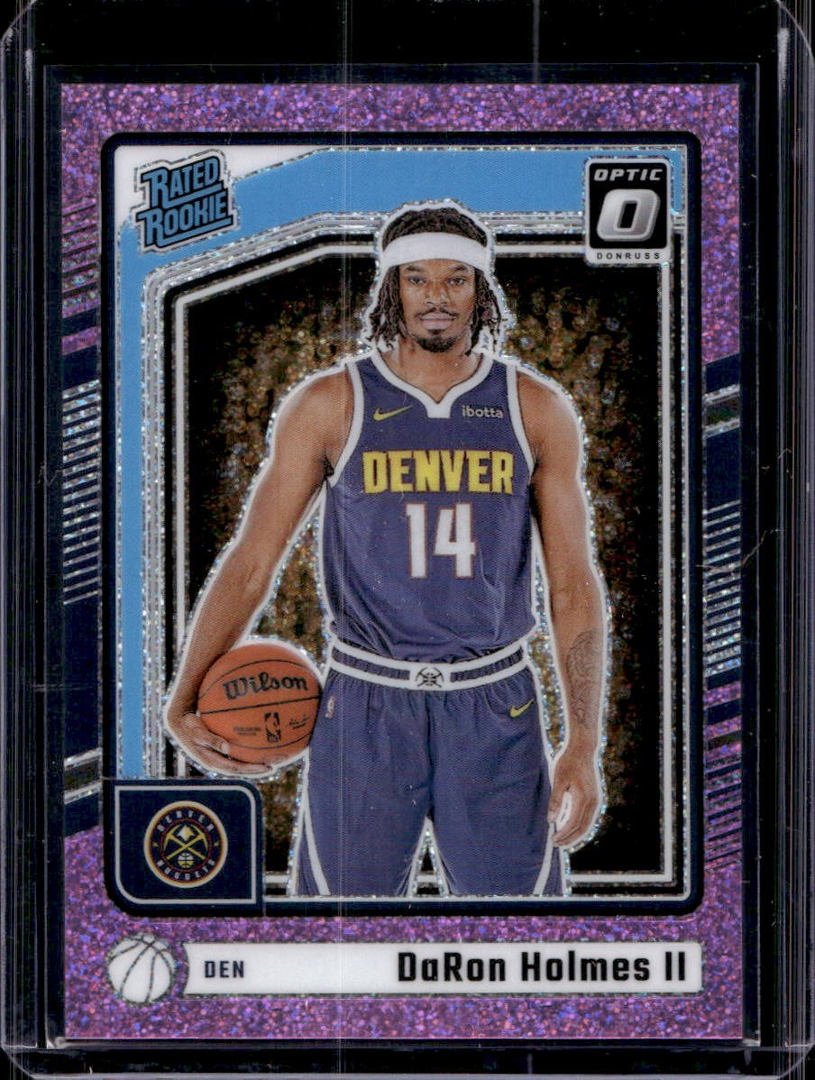 DaRon Holmes II 2024-25 Donruss Optic #262 Rated Rookie Pink Glitter Prizm /275