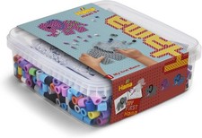 Hama Maxi Beads & Pegboard Set | Approx. 600 Beads, 1 Elephant Pegboard