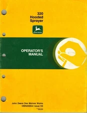John Deere Operator's Manual for the 320 Hooded Sprayer