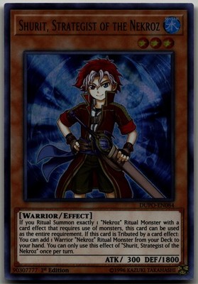 Shurit, Strategist of the Nekroz Ultra Rare Duel Power DUPO-EN084 LP