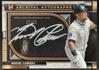 2021 Topps Museum Collection Archival Autographs Copper Miguel Cabrera Auto /50
