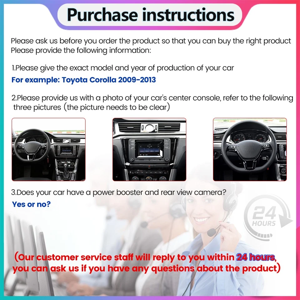 Radio estéreo para auto Apple Carplay para Toyota Corolla 2003-2008 Android 15 GPS 2+64G Foto 4 de 4