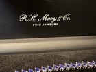 Bracelet 7.5” New Msrp $675 Effy Tanzanite Trillion Royale Sterling Tennis