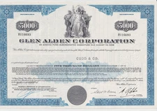 Glen Alden Corp. ($5,000) and ($1,000), Historical Securities