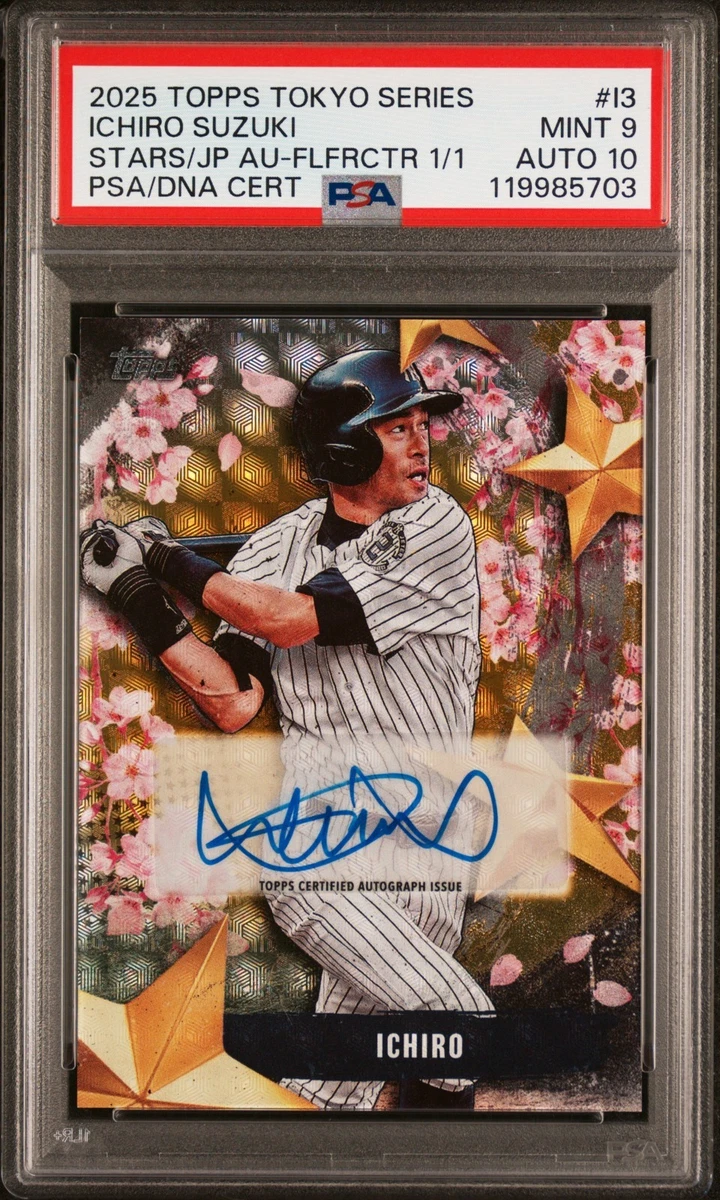 スポーツ選手 ICHIRO AUTOGRAPH CARD Amazon.com: Ichiro Suzuki Autographed 2001 Topps Chrome Traded