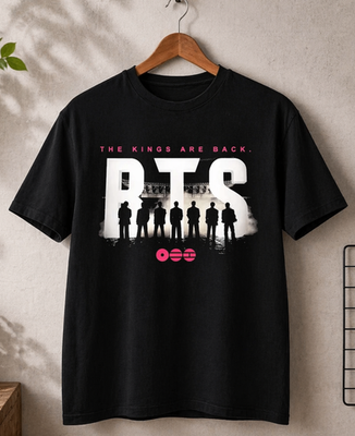 BTS Arirang World Tour T-Shirt, Bangtan 2026 Concert Tee, Merch
