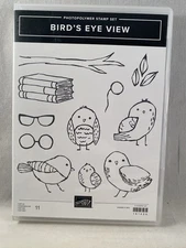 BIRD’S EYE VIEW Stamp Set Stampin Up Glasses Books Branch Balloon 2508