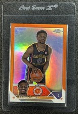 BRONNY JAMES 2023-24 TOPPS CHROME MCDONALD'S AA #68 ORANGE REFRACTOR 16/25 RC