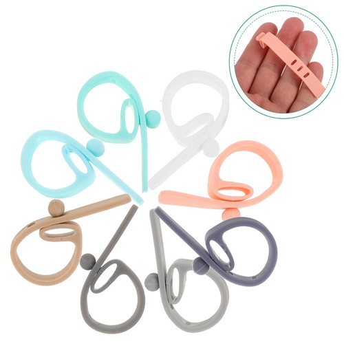 8 Pcs Wire Handler Strap Cable Organisation Silicone Straps Cord Organizer - 第 1/12 張圖片