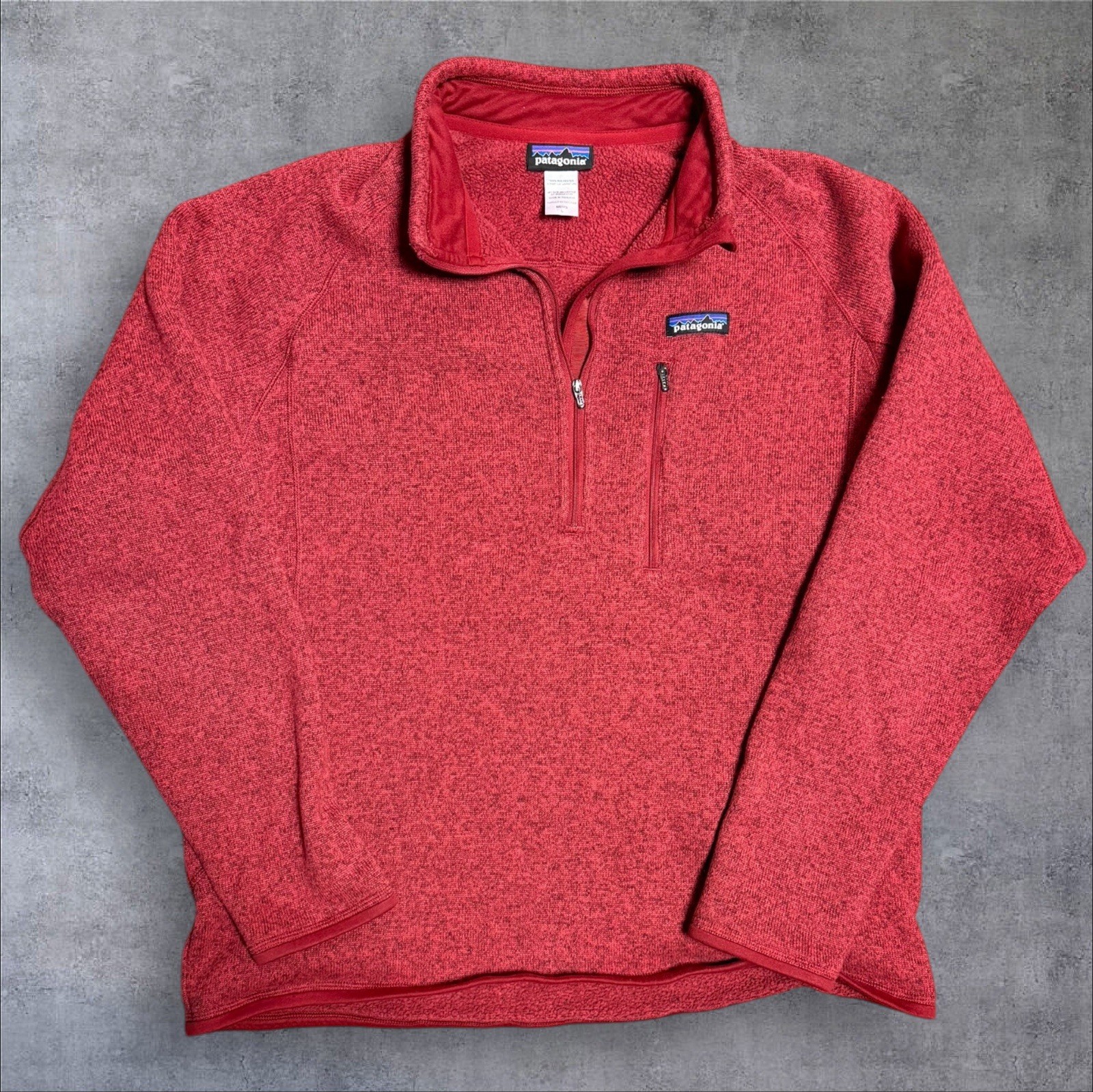 Patagonia Men's Large Red Better Sweater Lightweight Outdoor Casual Jacket