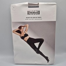 Image of Wolford Velvet De Luxe Tights Large Black 66 Denier