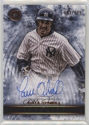 2016 Topps Legacies of Baseball Tenacity 53/199 Paul O'Neill #TA-PO Auto 0qo1