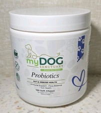 My Dog Sanctuary Probiotics Gut  Immune Health Support 120 Soft Chews 09/2027