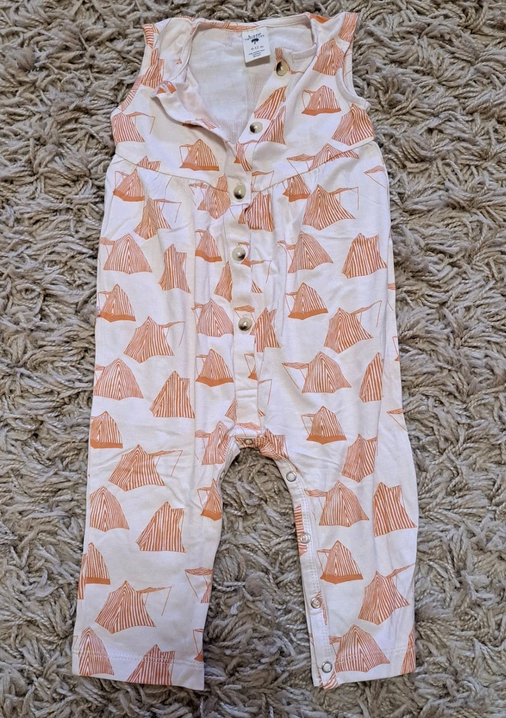 Kate Quinn 6-12 Month Romper With Cardigan