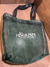 Joann Fabrics And Crafts Store Shopping Tote Bag Green Hand Carry Vintage