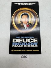 2000 Deuce Bigalow: Male Gigolo VHS Tape Rob Schneider Comedy Movie Touchstone