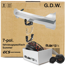 Für Kia Niro SUV 16-22 I DE G.D.W. Anhängerkupplung abnehmbar & 7poliger E-Satz