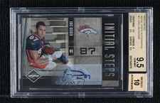 2010 Panini Limited Initial Steps Signatures 33/99 Eric Decker BGS 9.5 Auto i5f
