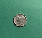 1918-P Mercury Dime, Nice AU