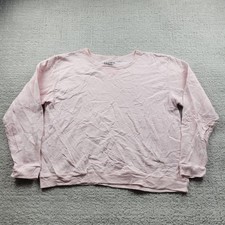 Hanes Sweatshirt Mens Large Pink ComfortBlend Soft Sweats EcoSmart Fleece