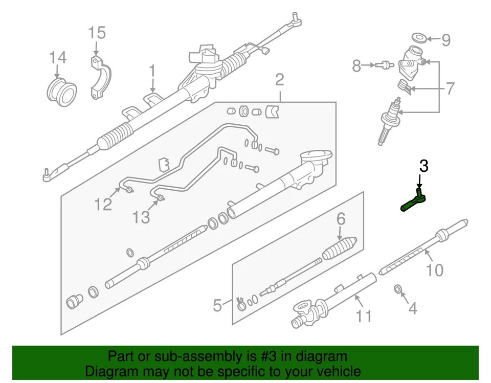 Подлинный Nissan 2003-2009 Nissan 350Z - внешний анкерный стержень 48640-AL585 - Изображение 2 из 2