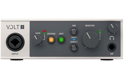 Universal Audio VOLT 1 | USB-C-Audio-Interface | MIDI | Vintage Preamp Mode