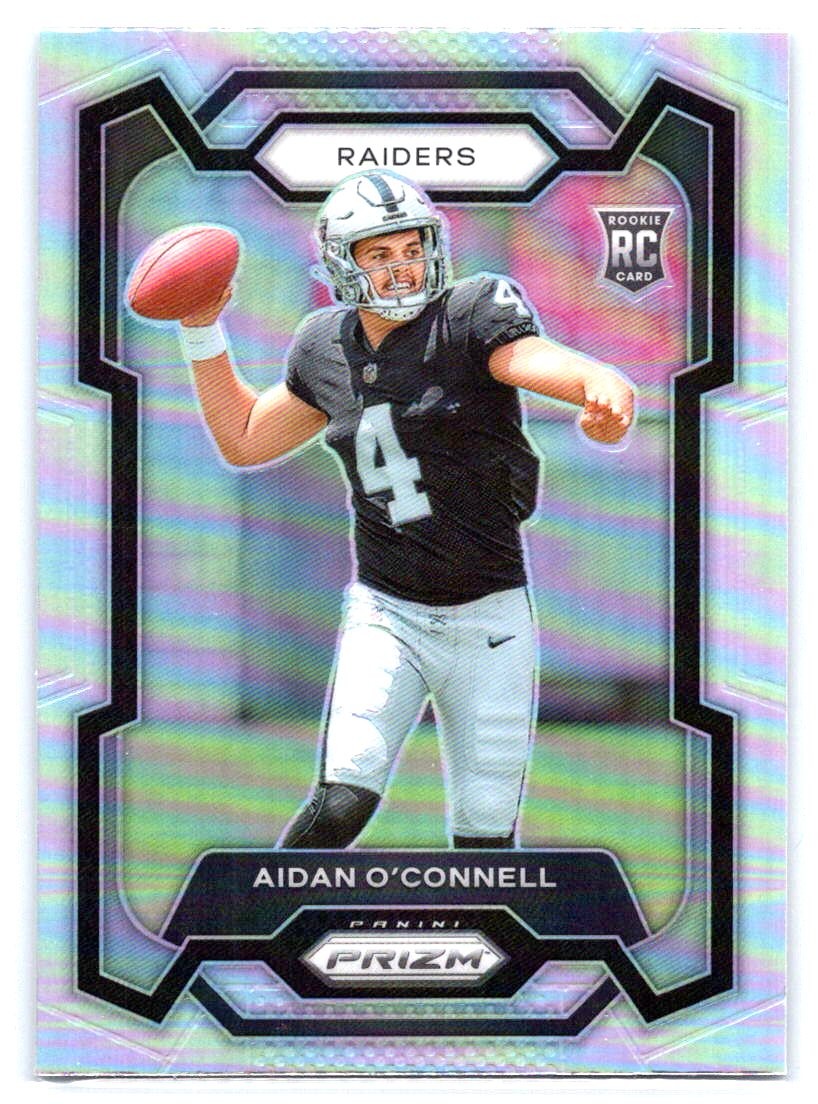 2023 Panini Prizm #360 Aidan O'Connell Silver
