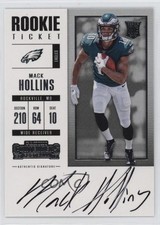2017 Panini Contenders Rookie Ticket RPS Mack Hollins #340 Auto 1n1t