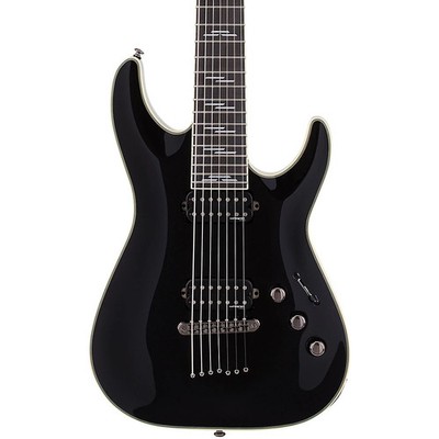Schecter Guitar Research C7 Blackjack 7String Electric Guitar Gloss Black