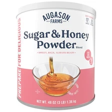 Sugar and Honey Powder Mix Can Emergency Food Supply, 227 Servings
