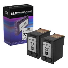 Ink Cartridge Replacement for HP 27 C8727AN Black, 2-Pack