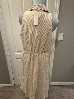 chinese dress ladies Maxi Linen Dress Agra in White main image 0
