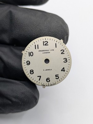 GT. Britain Ingersoll ltd Replacement Watch Face Dial SPARES PARTS REPAIR 22.5mm