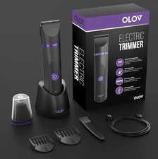 OLOV Electric Body Hair Groomer Trimmer Waterproof Ceramic Blades Men Women