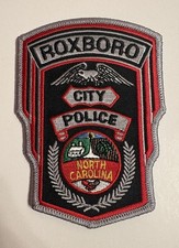 Roxboro North Carolina Police Patch