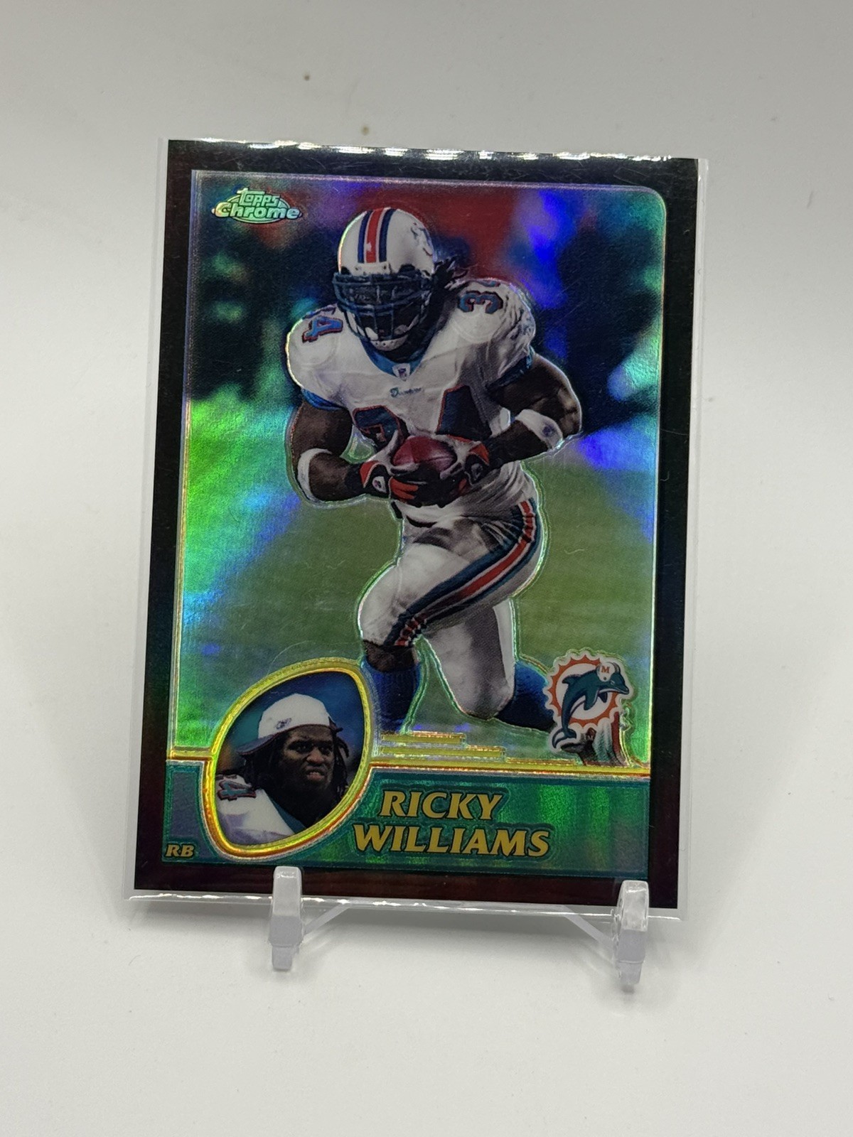 2003 Topps Chrome - Ricky Williams #86 Black Refractor /599