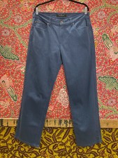 Calvin Klein Navy Blue Straight Leg Jeans Size 34