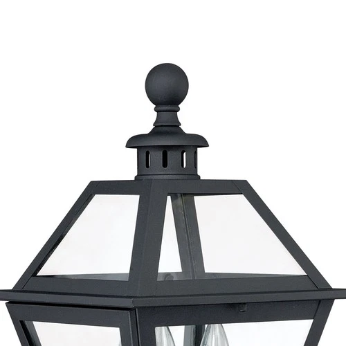 Nottingham 3-Light Outdoor Post in Transitional and Empire Style 19.75 Inches - Picture 2 of 6