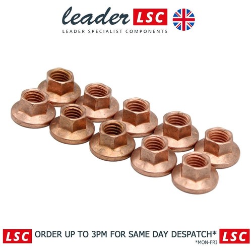 10x M8 Exhaust Manifold Nuts GENUINE Vauxhall Adam 2009 to 2017 NEW 90502418 - Picture 3 of 12