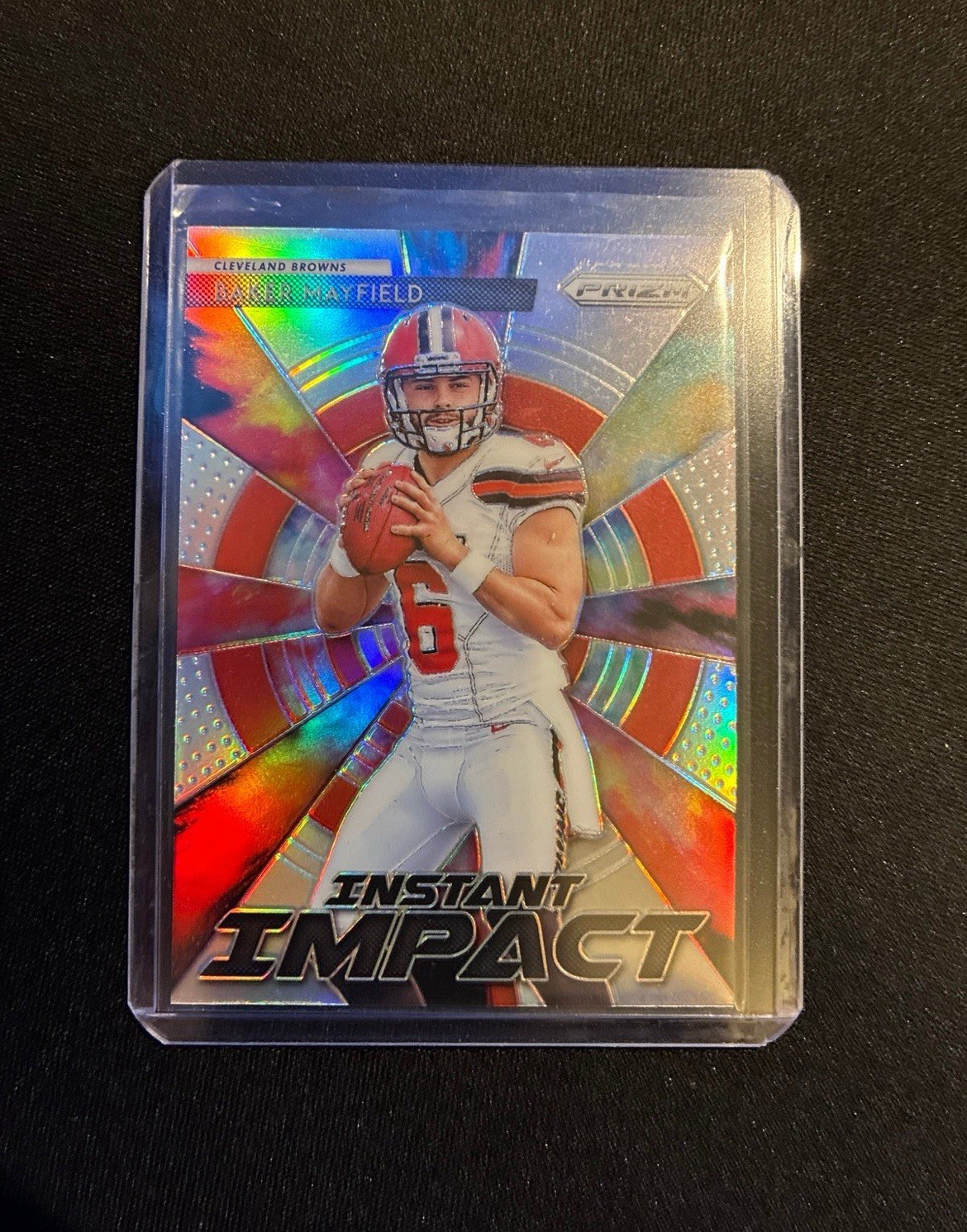Baker Mayfield 2018 Panini Prizm INSTANT IMPACT no. II-1 SILVER Prizm