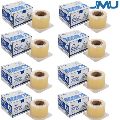 8 Rolls JMU Dental Barrier Film Sticky Wrap Clear 4'' x 6'' 1200 Sheets