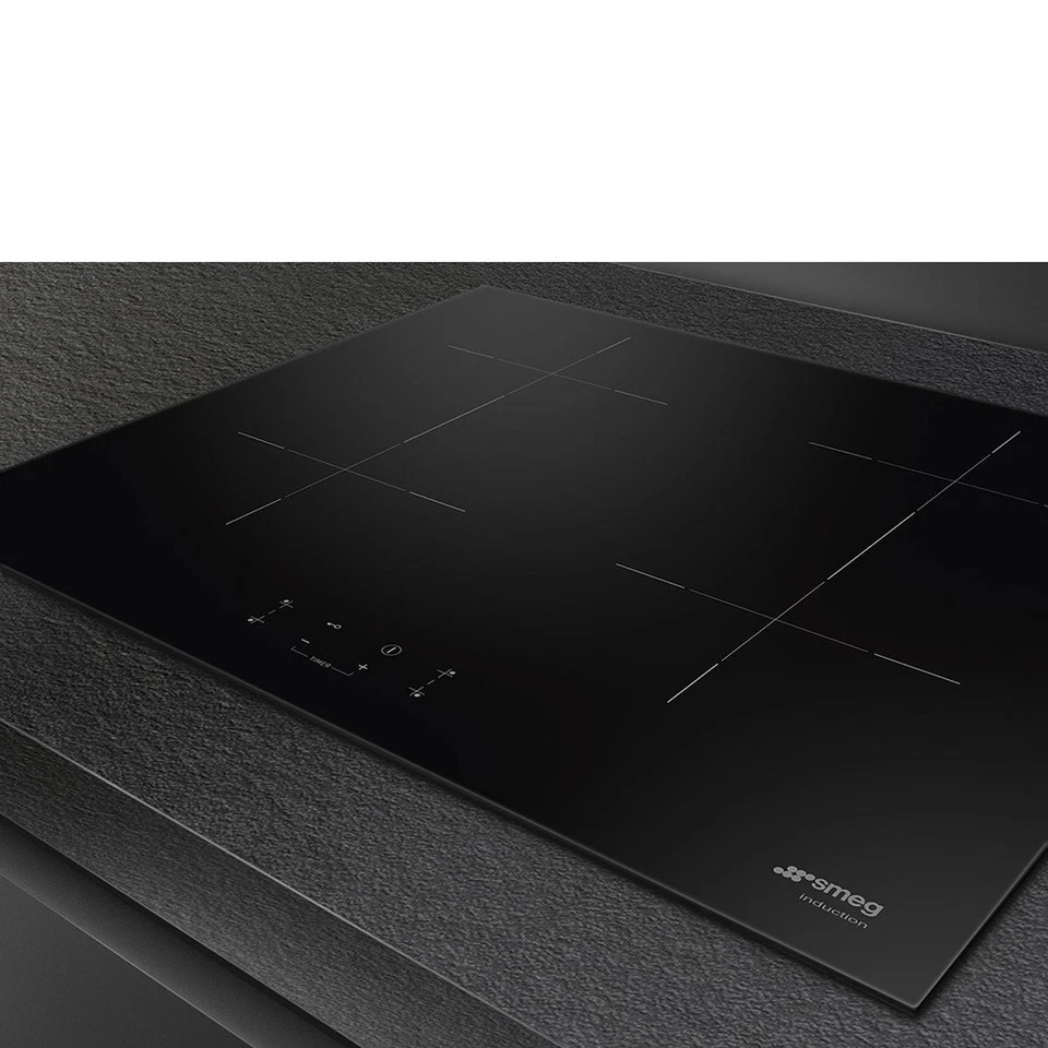 Smeg Piano cottura induzione 4 zone UNIVERSALE SIB2641D Black (60cm) ⚡ - Image 3 of 4