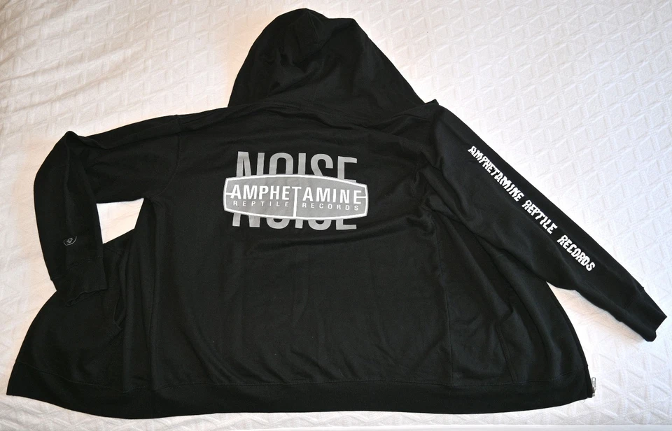 Amphetamine Reptile Records AmRep Industries Promo Hoodie Zip-UP Volcom Size L - Image 3 of 4