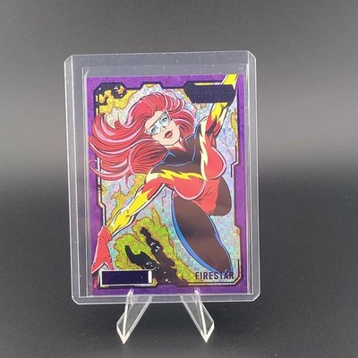 2023 UD Marvel The Infinity Trilogy Purple Box /99 Firestar #66