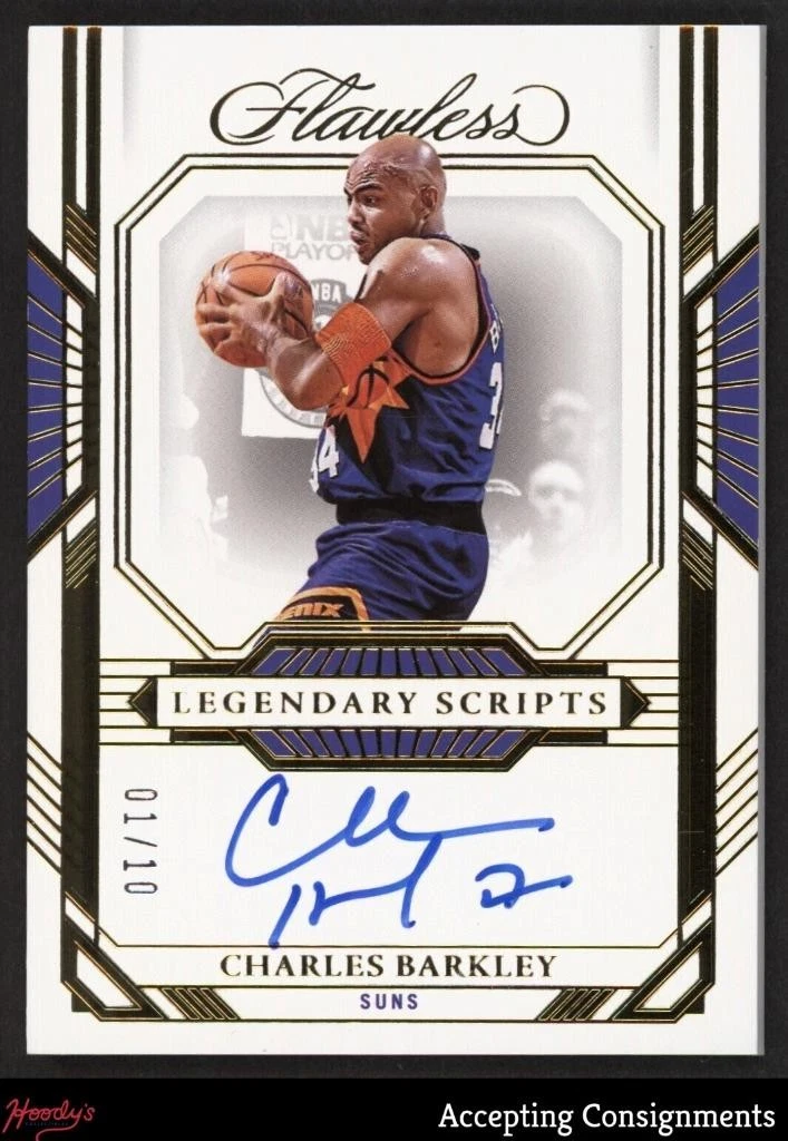 Revolution Charles Barkley Auto サイン　NBA Charles Barkley Basketball Original Autographed Sports Trading