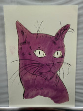 Andy Warhol, Page From a Book, 25 Cats,Sam and Blue Pussy, Rare, Edition, page