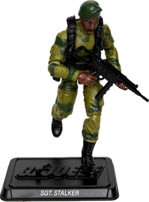 G.I. Joe Walmart Exclusive Retro Stalker (komplett - Dateikarte - Maßstab 9cm - Maßstab 1:18)