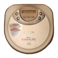 Vintage 2001 Aiwa XP-V7210 Portable CD Disc Player E.A.S.S 3X Ultimate Joggable